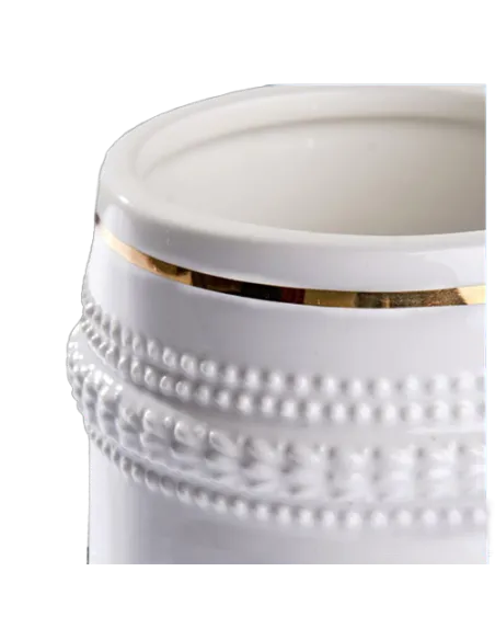 Jarra de Cerveza con aros dorados