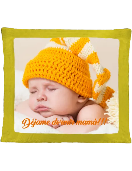 Cojín de peluche Amarillo