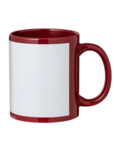 Taza de Color Burdeos