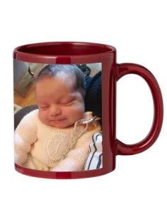 Taza de Color Burdeos 2