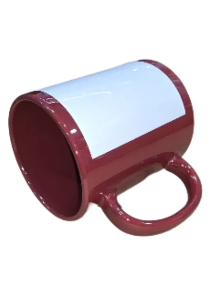 Taza de Color Burdeos