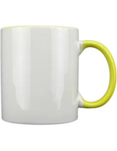 Taza blanca con interior y asa de color personalizada, fotoregalo, regalo personalizado, taza con foto