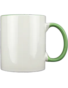 Taza blanca con interior y asa de color personalizada, fotoregalo, regalo personalizado, taza con foto