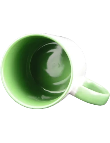 Taza blanca con interior y asa de color personalizada, fotoregalo, regalo personalizado, taza con foto