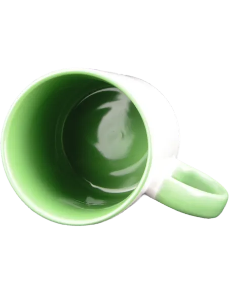 Taza blanca con interior y asa de color personalizada, fotoregalo, regalo personalizado, taza con foto