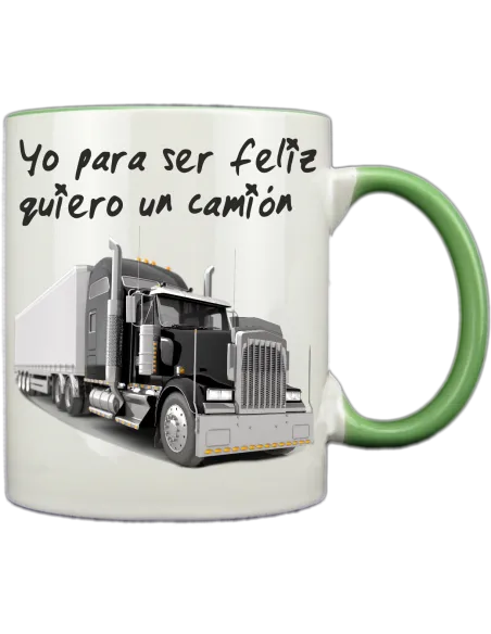 Taza blanca con interior y asa de color personalizada, fotoregalo, regalo personalizado, taza con foto
