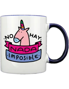 Taza blanca con interior y asa de color personalizada, fotoregalo, regalo personalizado, taza con foto 2