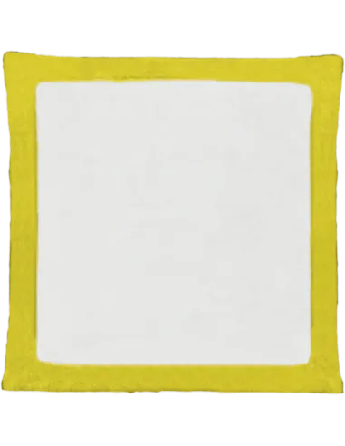 Cojín de peluche Amarillo