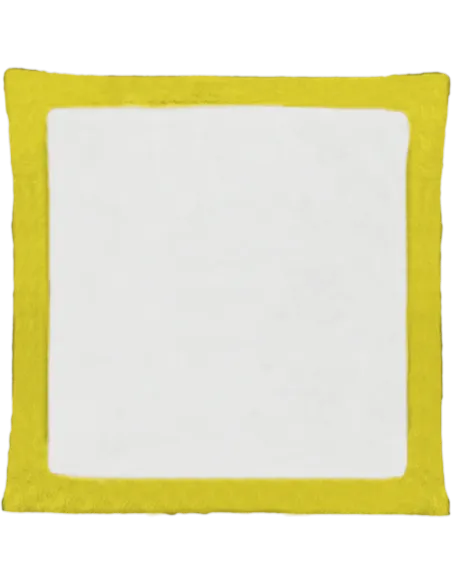 Cojín de peluche Amarillo