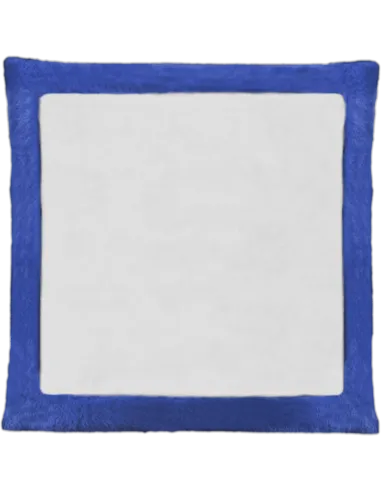 Cojín de peluche Azul