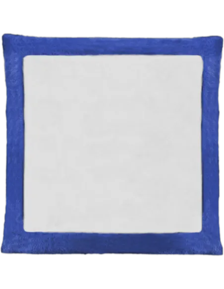 Cojín de peluche Azul