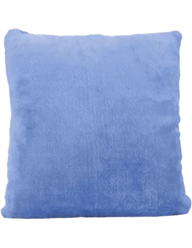 Cojín de peluche Azul Claro