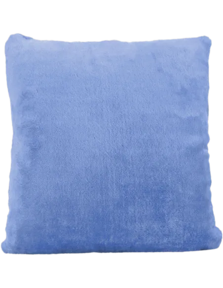 Cojín de peluche Azul Claro