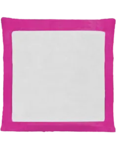 Cojín de peluche Fucsia