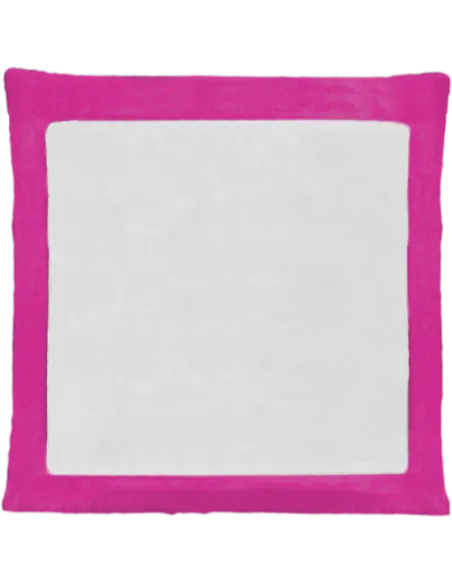 Cojín de peluche Fucsia