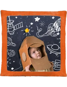 Cojín de peluche Naranja 2