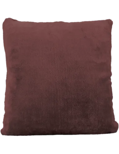 Cojín de peluche Marrón