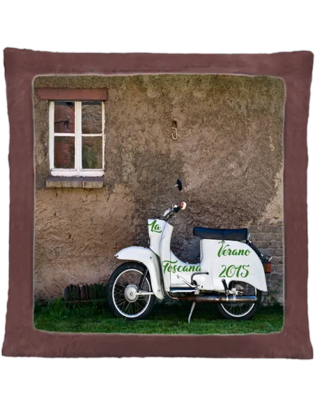 Cojín de peluche Marrón