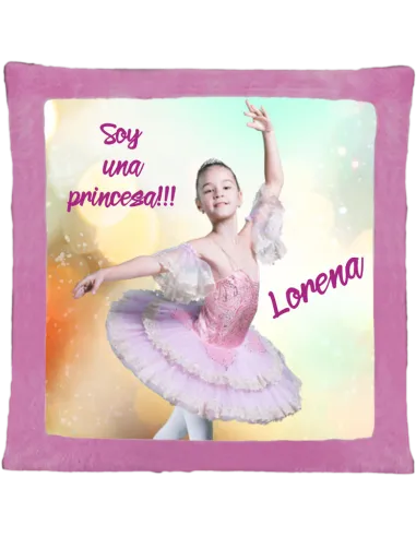 Cojín de peluche Rosa