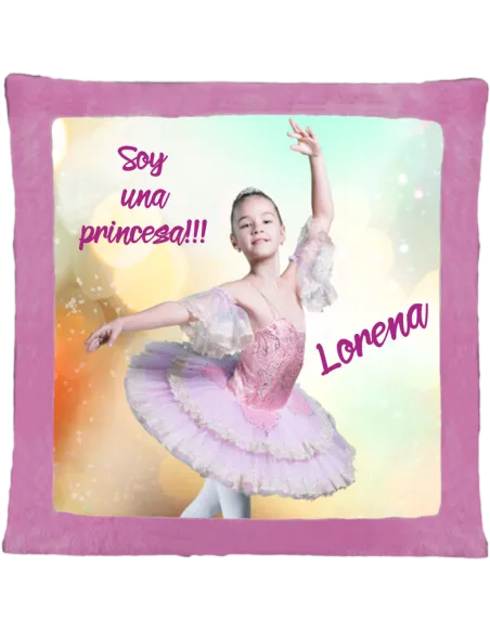 Cojín de peluche Rosa